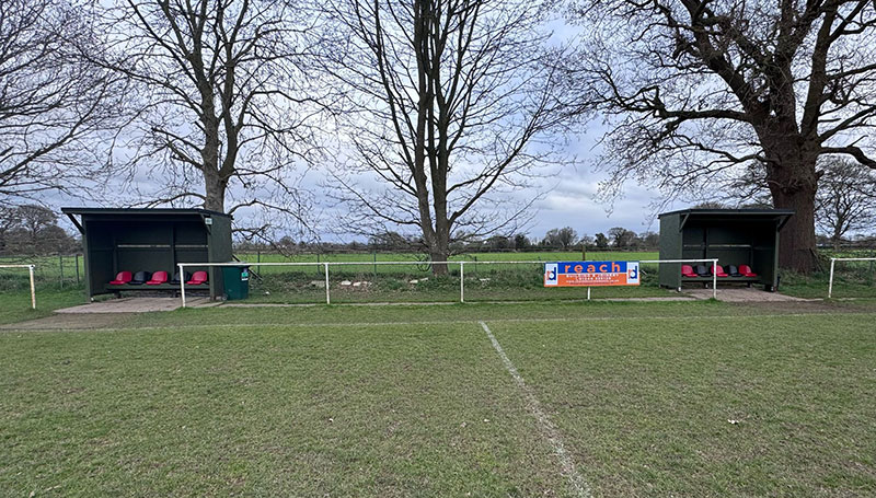 Christleton FC shelters