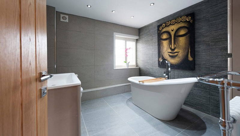 Loft conversion into bathroom