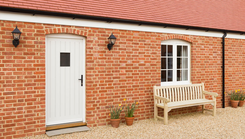 Exterior of barn restoration in Chester